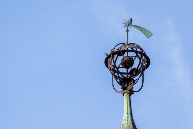Weathervane Adolphus Busch Hall CES Harvard
